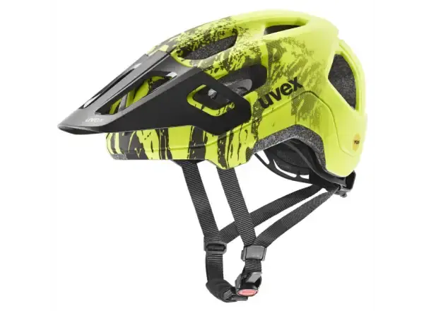 Uvex React Jr. MIPS MTB dětská přilba Lime/Black Matt vel. 52-56