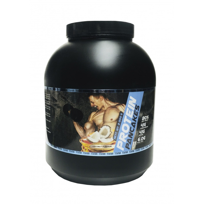 EXP 03/2024 Aleš Lamka - Proteinové palačinky 2000g - Titánus Množství: 2000 g, Příchuť: Jahoda