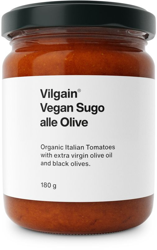 Vilgain Vegan Sugo BIO – s černými olivami 180 g
