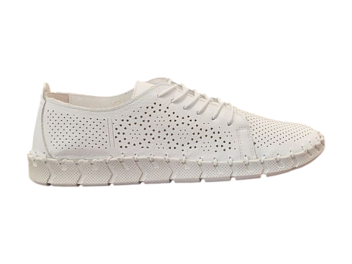 Wild 647051 White Dámské celokožené boty 36