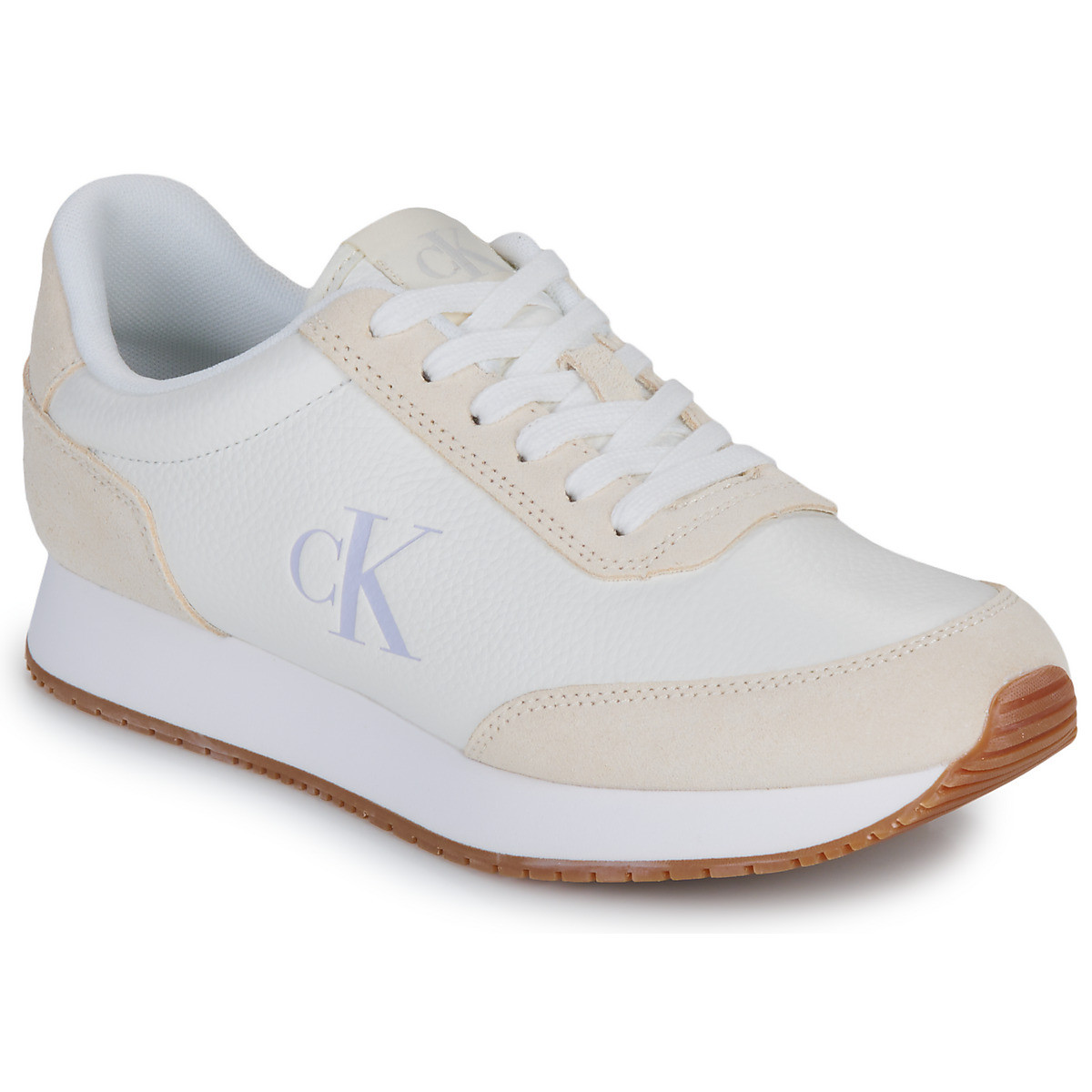 Calvin Klein Jeans  RUNNER LACEUP LOW MIXMG  Bílá