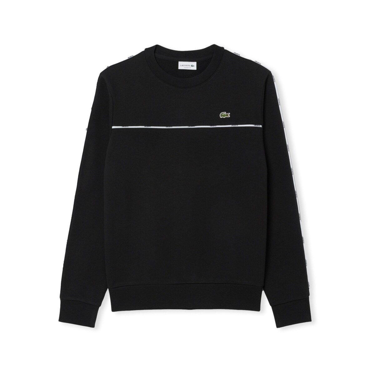 Lacoste  Logo Trim Fleece Sweatshirt SH9818 - Black  Černá