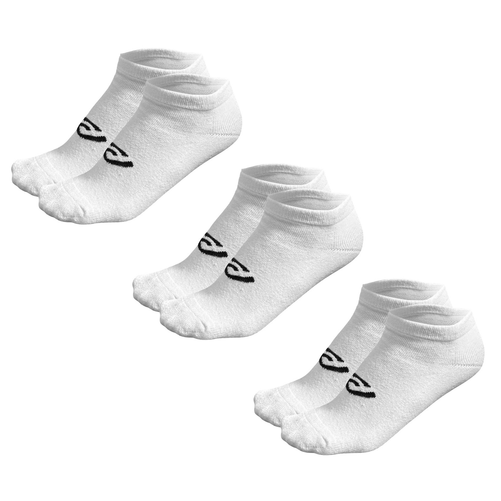 Forsize Ponožky krátké pod kotník 3 páry 42/47 EU FDPONKRWH3P001