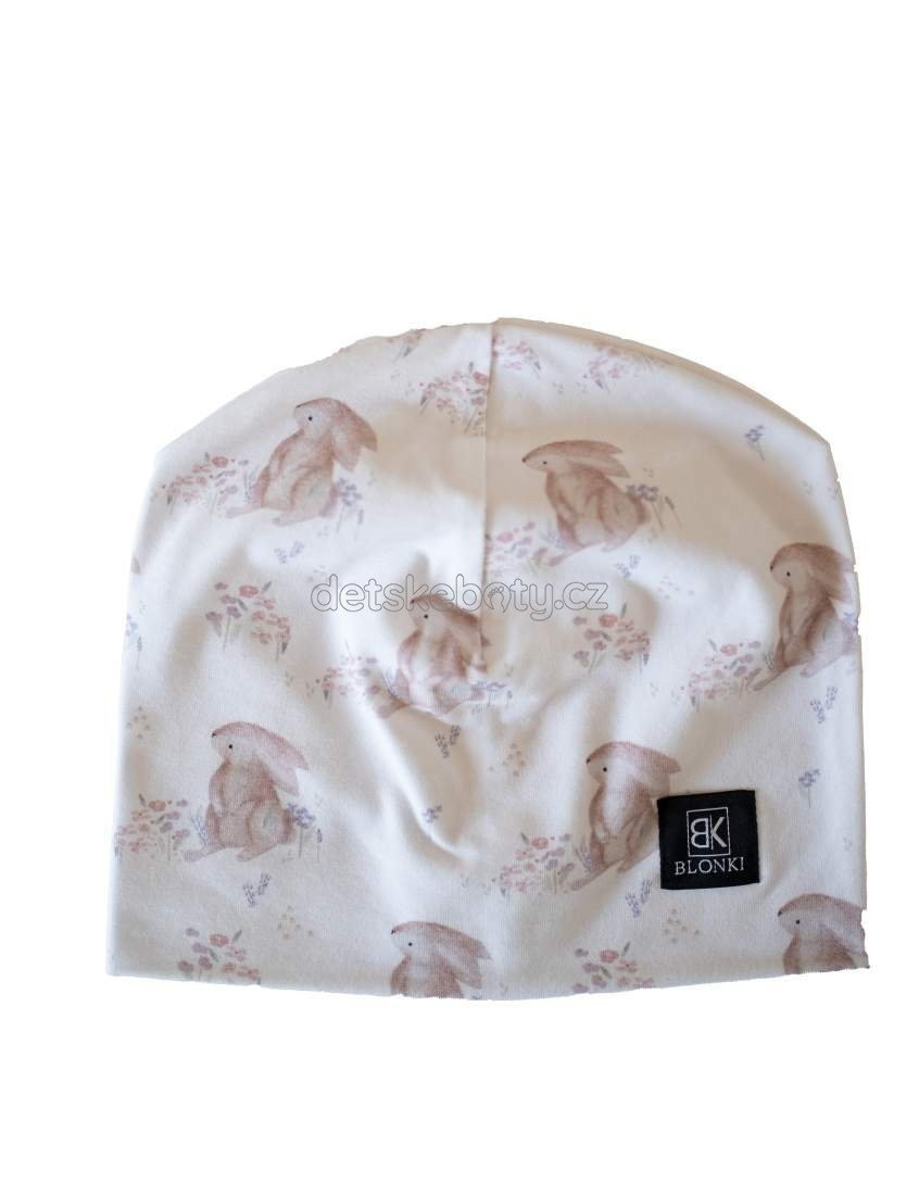 Tenká čepice Blonki č.240 zajíc na louce Velikost: 45-47