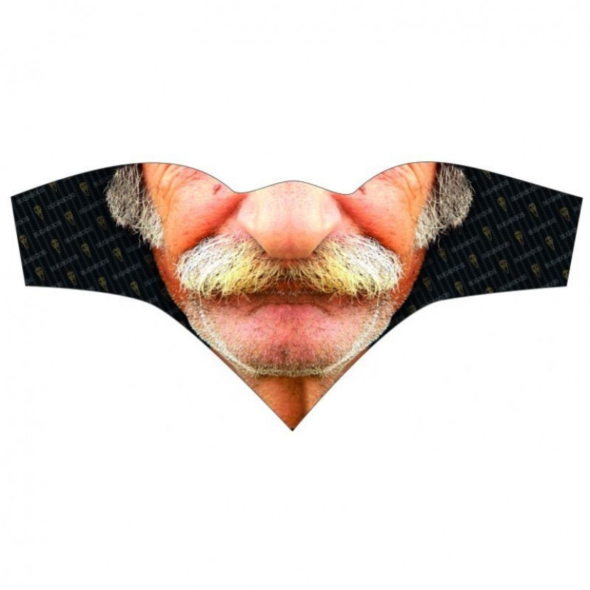 Šátek Bugaboos Moustache - barevný, S/M