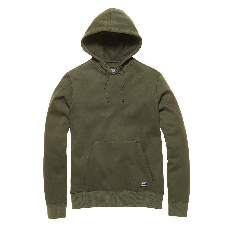 Mikina Vintage Industries Derby - olivová, M