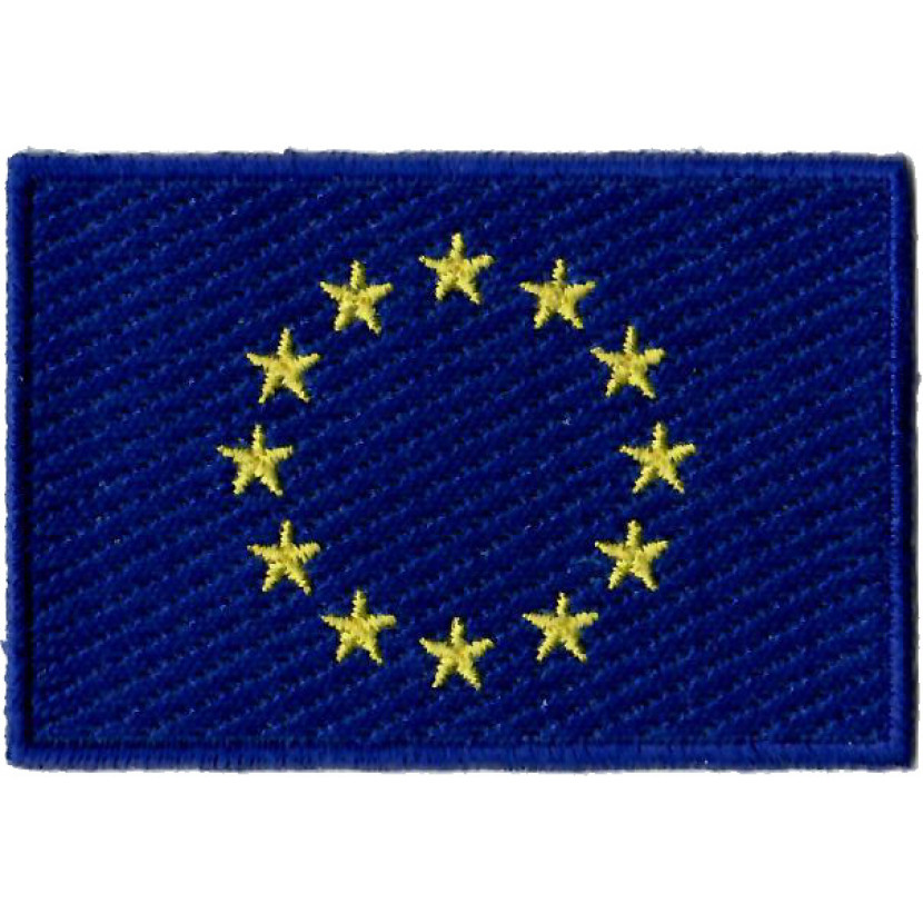 Nášivka vlajka Evropská unie (EU) 5x7 cm