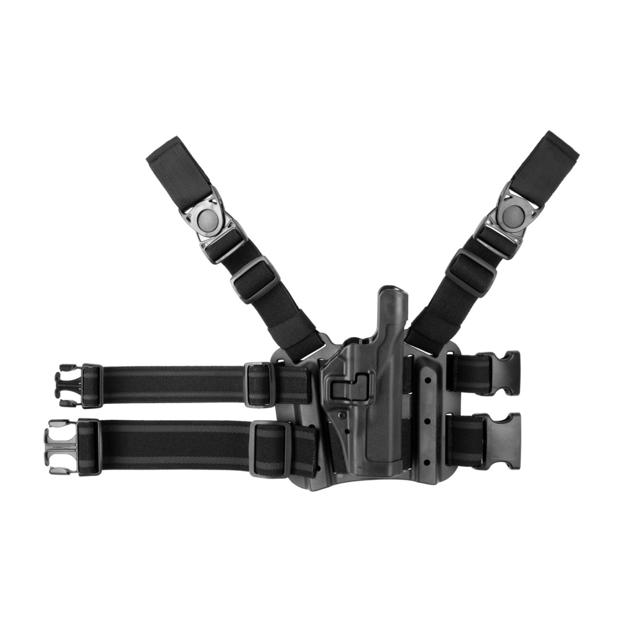 Taktický stehenní nosič s fixací Blackhawk SERPA Glock 17/19/22/23/31/32 - černý