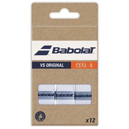 Babolat VS Original X12 overgrip omotávka tl. 0,43 mm bílá