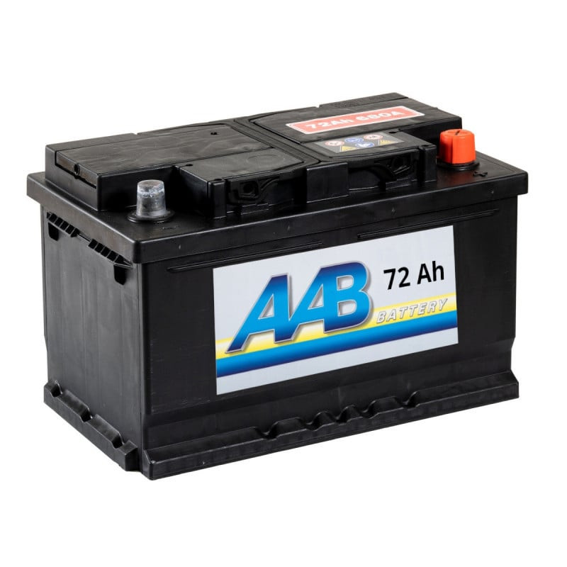 Autobaterie AAB 72Ah, 12V, 680A (nízká)