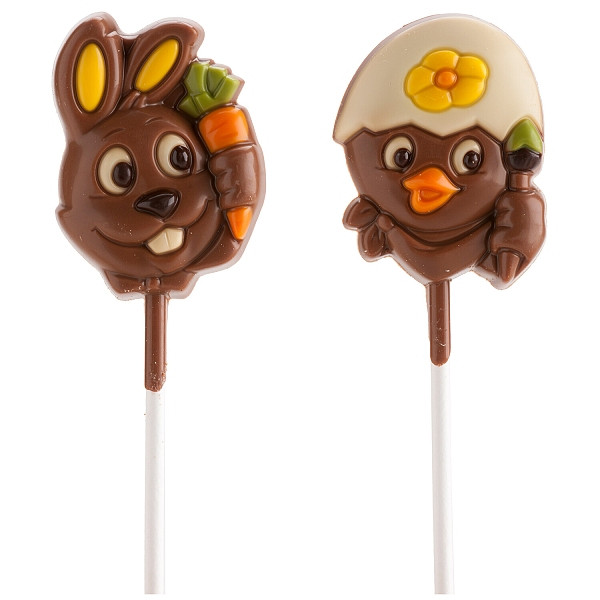 Lízátko čokoládové Velikonoce mix 20 g