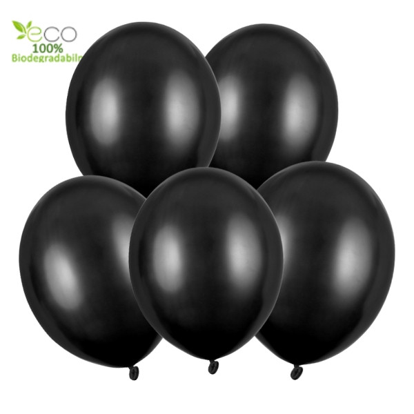 Balonky černé 5 ks 30 cm