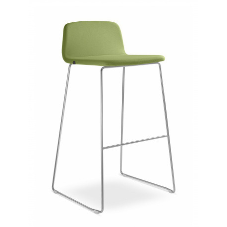 LD seating Barová židle SUNRISE 153-Q-750 Barva kostry chromová kostra GALERIE - Čalounění LD seating LÁTKY 1 / DINO, ERA, ONE 2021