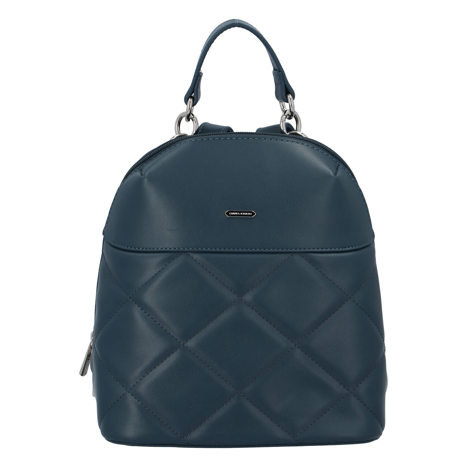 Praktický dámský koženkový batůžek Nina, modrý