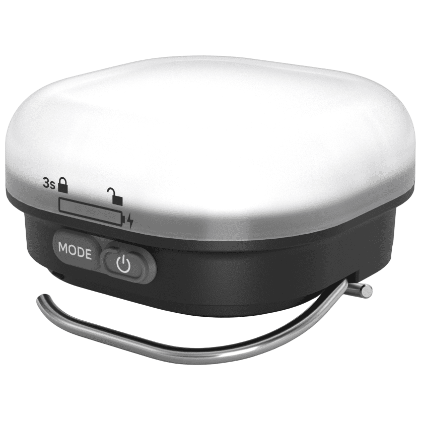 Svítilna Silva Glow Recharge Barva: černá