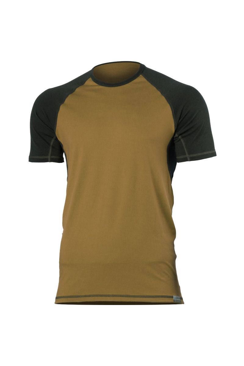 Lasting OTO 6880 pískové pánské vlněné merino triko Velikost: XXL 8595067868196