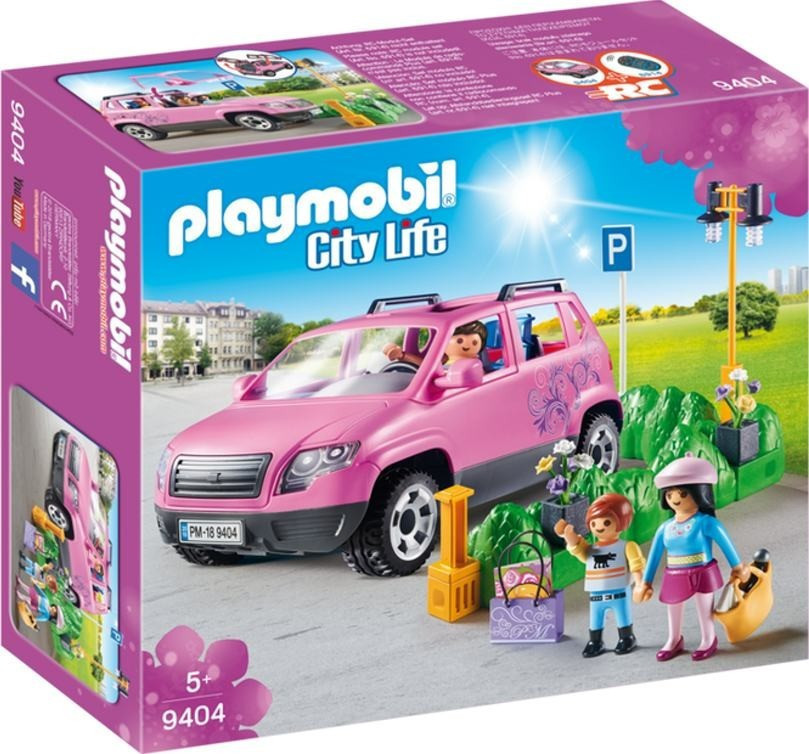 Playmobil Playmobil 9404 Rodinné auto s parkovacím místem