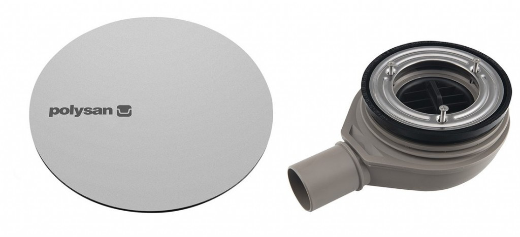 POLYSAN MIRAI vaničkový sifon, průměr 90, DN40, krytka nerez 72730