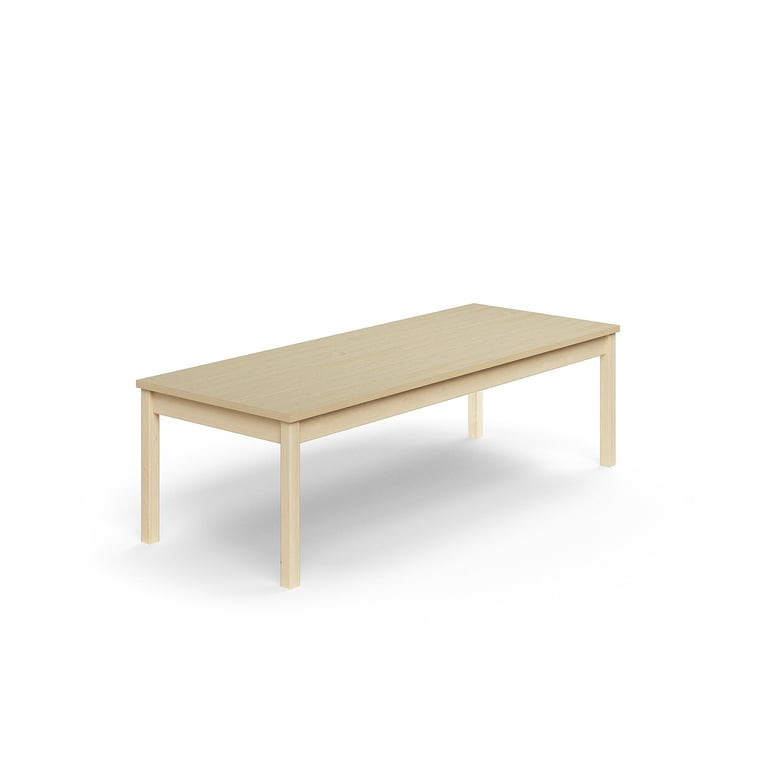 Stůl DECIBEL, 1800x700x530 mm, akustická HPL deska, bříza