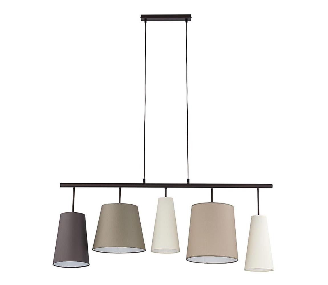 Lustr na lanku PEDRO 5xE27/60W/230V béžová