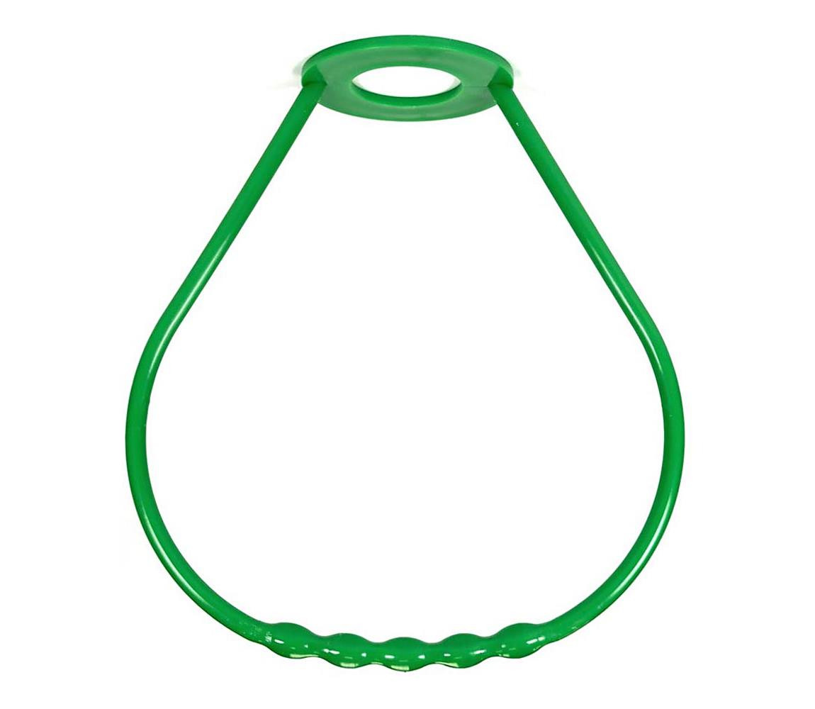 Madlo lustrové plast zelené