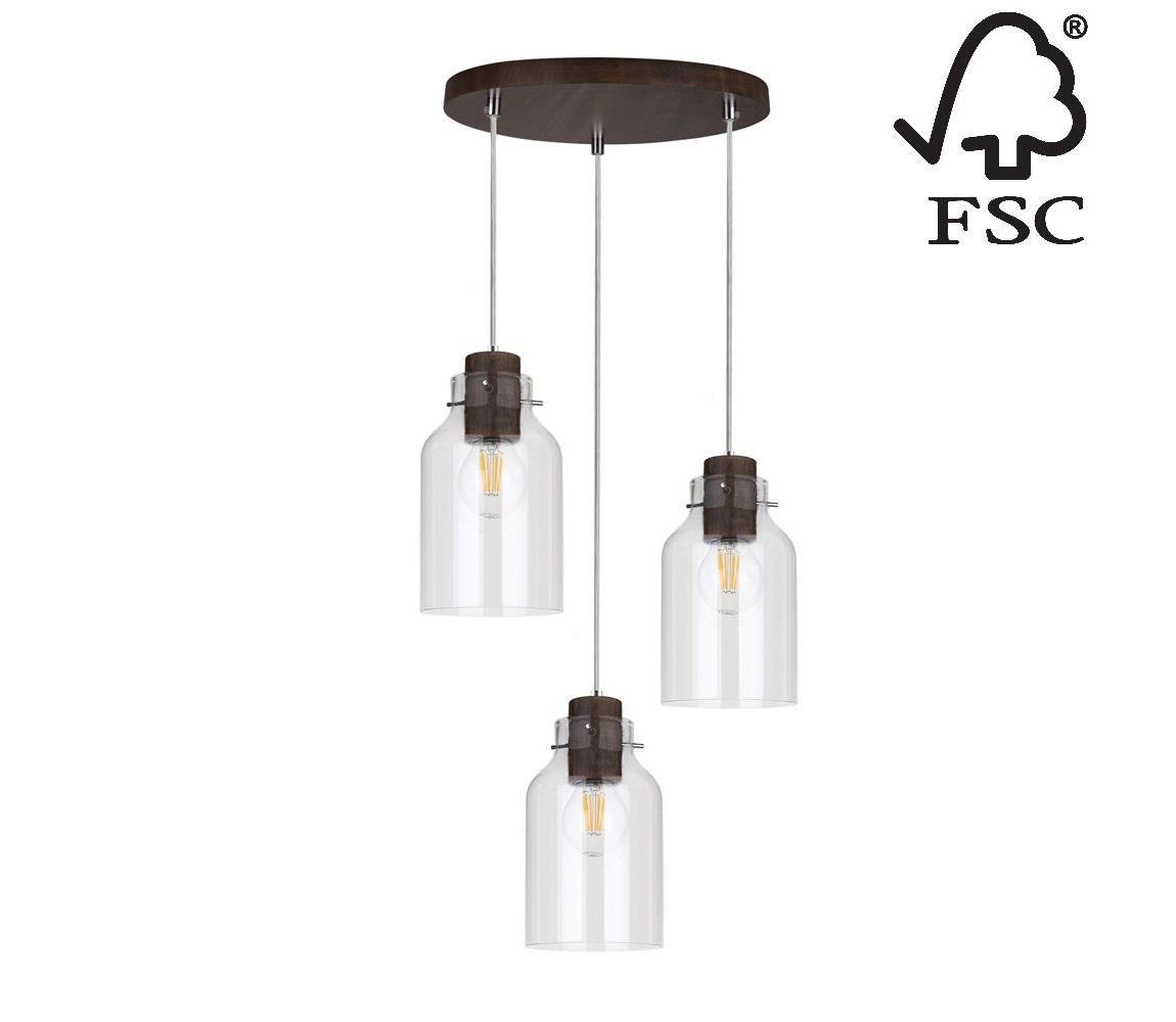 1760376R - Lustr na lanku ALESSANDRO 3xE27/60W/230V