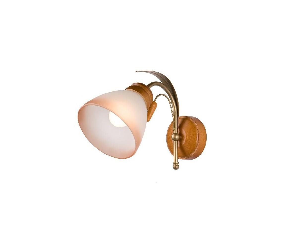 Nástěnné svítidlo TULIPAN 1xE27/60W/230V buk