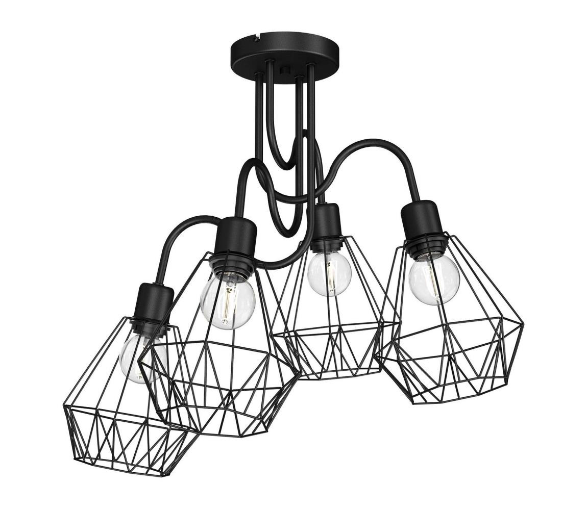 Přisazený lustr BERGEN 4xE27/60W/230V