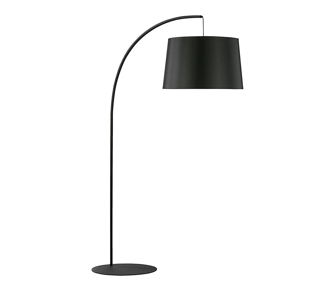 Stojací lampa HANG 1xE27/25W/230V černá