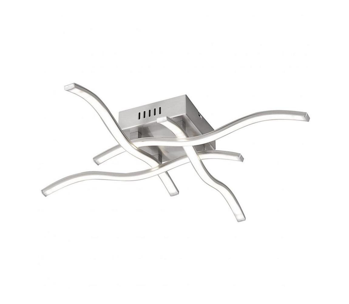 Leuchten Direkt Leuchten Direkt 15131-55 - LED Přisazený lustr WAWE 4xLED/4,6W/230V matný chrom