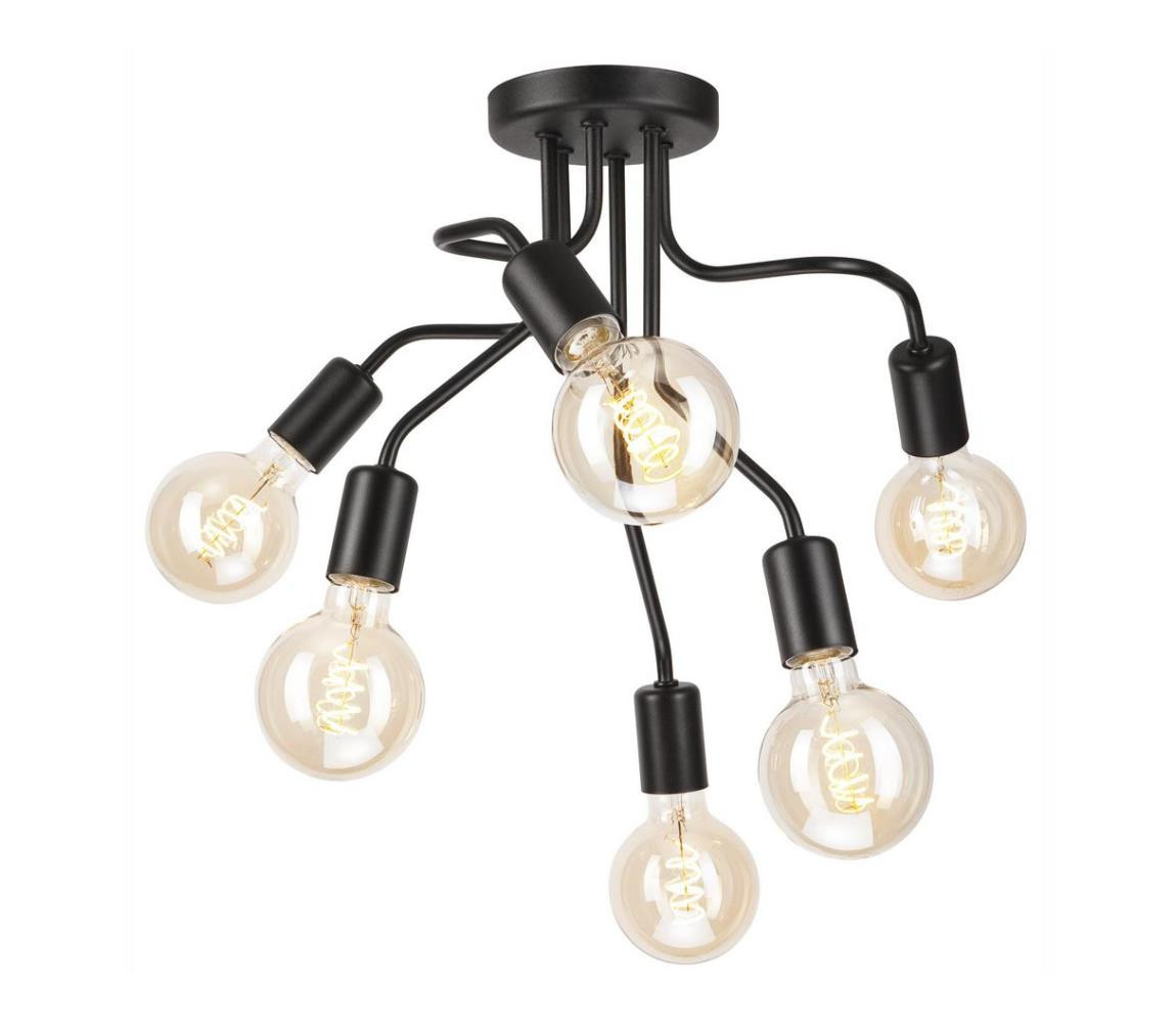 Lustr na tyči HILDA 6xE27/60W/230V