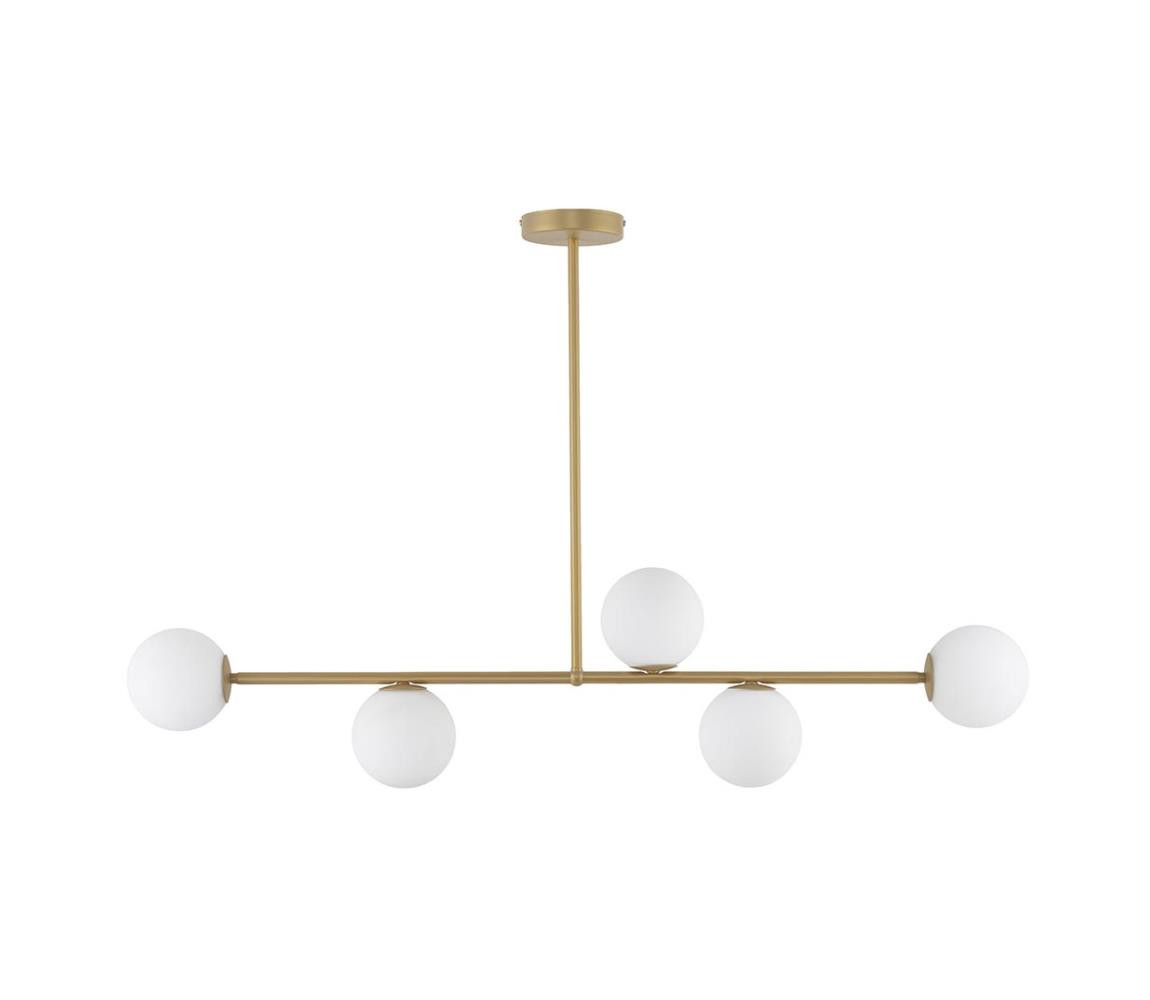 Lustr na tyči GAMA 5xG9/12W/230V zlatá