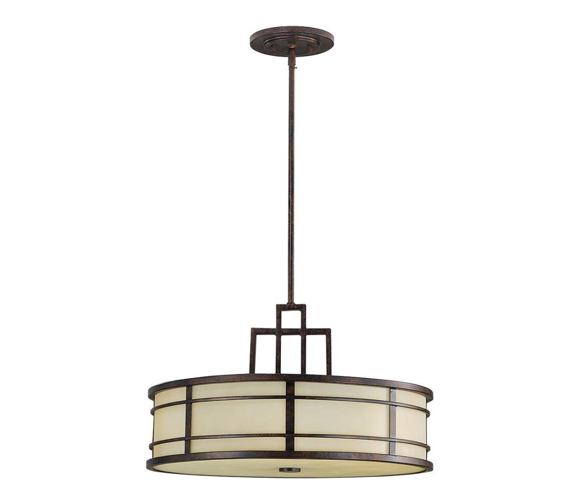 Elstead Feiss FE-FUSION-P-L - Lustr na tyči FUSION 3xE27/60W/230V