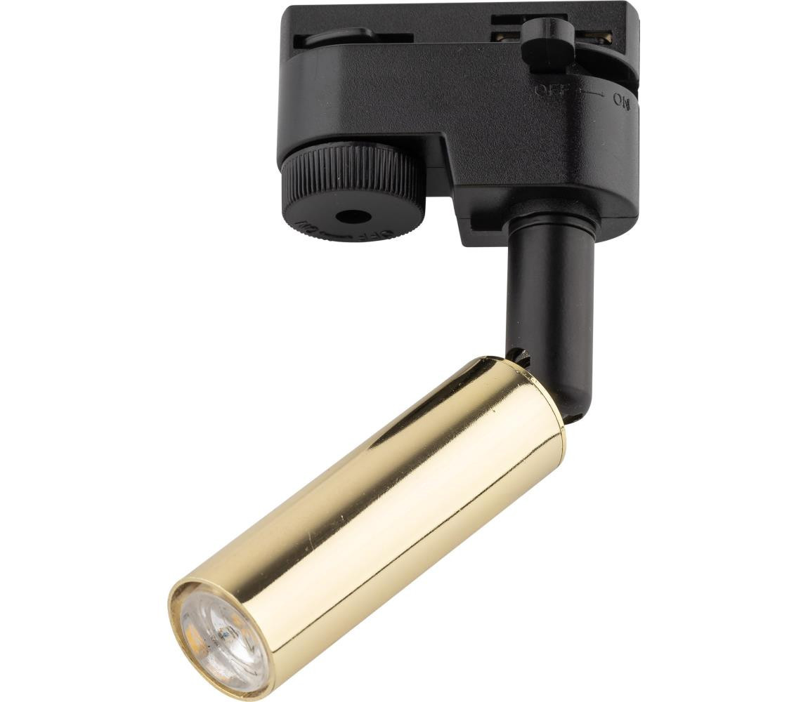 LED Bodové svítidlo do lištového systému LAGOS 1xG9/3W/230V zlatá/černá