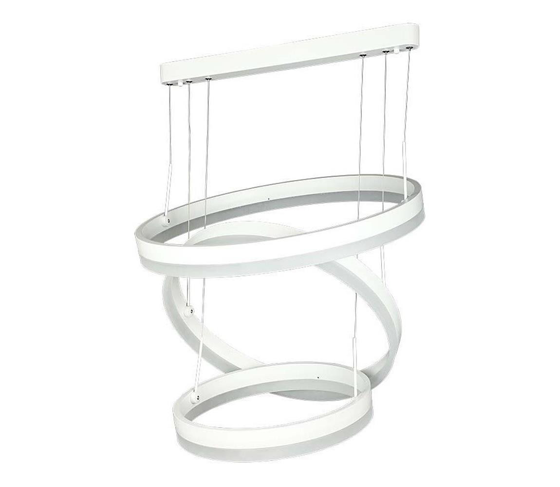 LED Stmívatelný lustr na lanku LED/86W/230V 3000K bílá