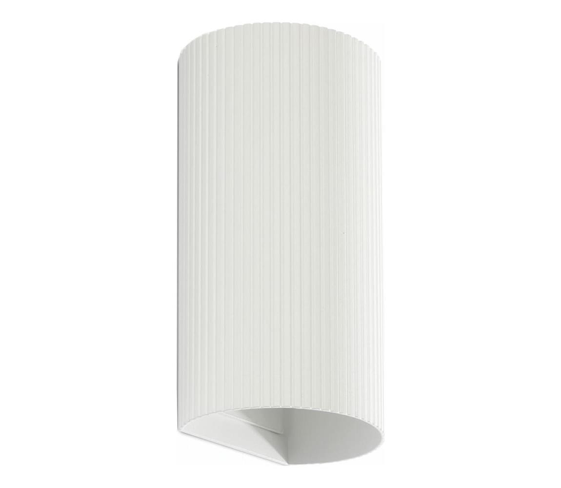 FARO Barcelona FARO 40542 - Nástěnné svítidlo SOLE 2xGU10/8W/230V bílá vroubkovaná kulatý