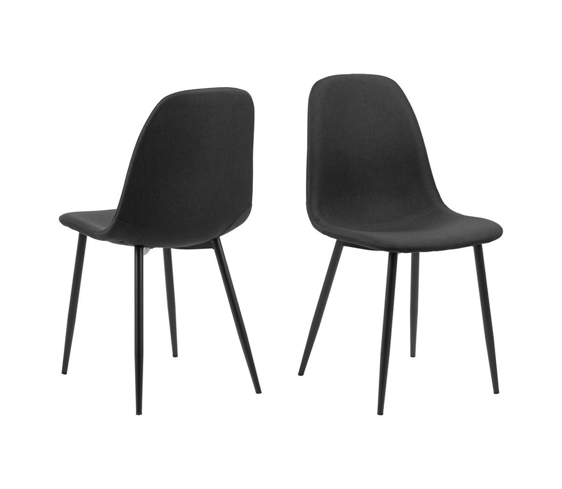 Actona Jídelní židle KAIA 4 ks černá