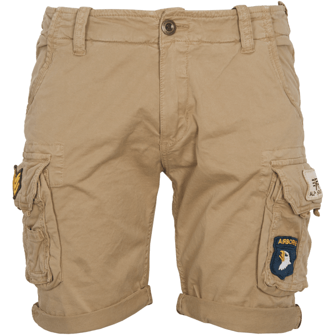 Alpha Industries Kalhoty krátké  Crew Short Patch pískové 30