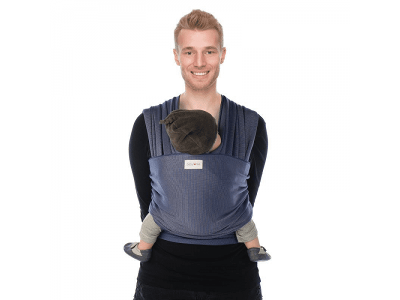 Babylonia TRICOT-SLEN Design šátek na nošení dětí col. 602 blue stipple