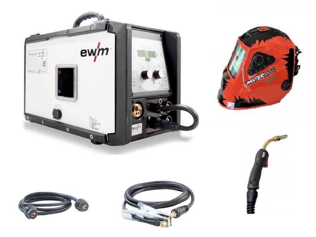 Svářečka CO2 EWM Picomig 180 Syn-výhodný SET Varianta: SET 2: svářečka s výbavou v popisu stroje + kukla profi 090-005546-00502