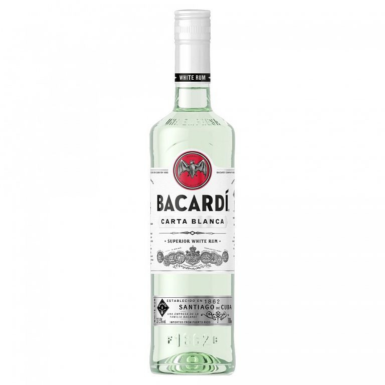 Bacardí Bacardi Carta Blanca 37,5 % 0,7 l