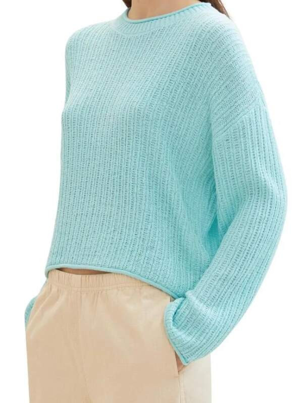 Tom Tailor dámský zelený svetřík