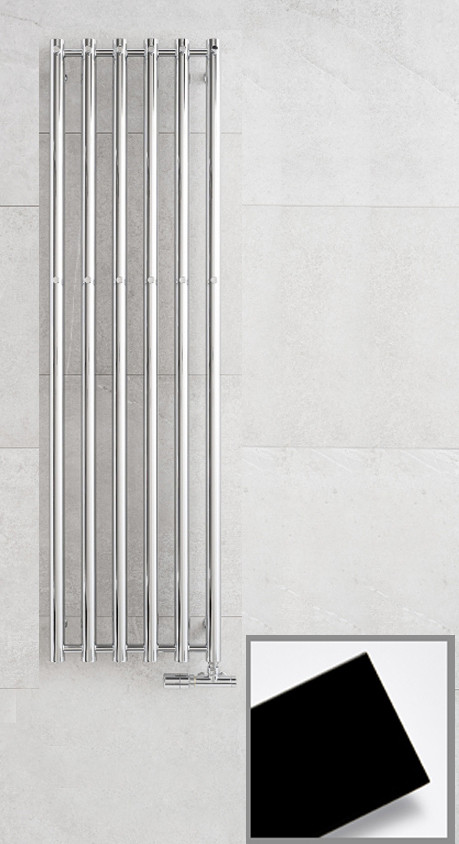 P.M.H PMH Rosendal R1B koupelnový radiátor 266x950 mm - černá pololesk(P.M.H.)