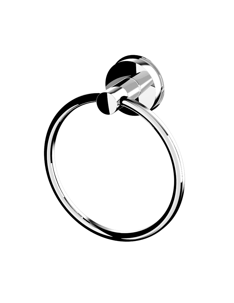 RIDDER VACUUM SYSTEM 1 - 12050100 Věšák na ručník kruhový - chrom š. 185 mm, v. 214 mm, hl. 72 mm URČENO PRO PŘISÁTÍ NA OBKLAD NEBO JINÝ HLADKÝ POVRCH