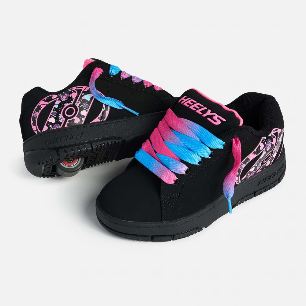 Heelys - Kolect Prints - Black/N.Pink/Multi- koloboty Velikost boty: 31
