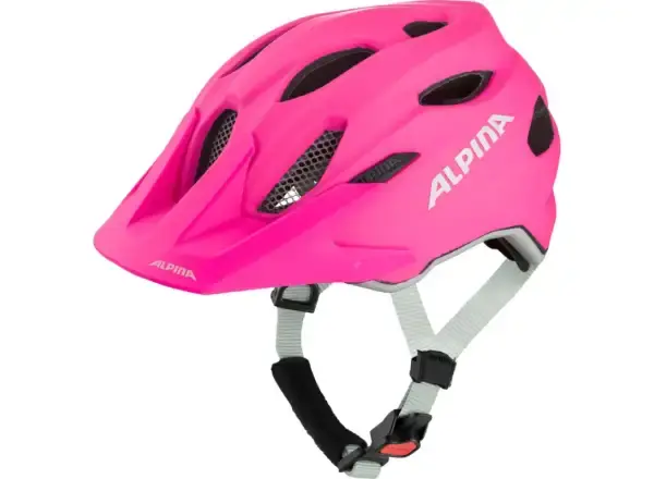 Alpina Carapax JR. cyklistická přilba Shocking Pink Matt vel. 51-56 cm