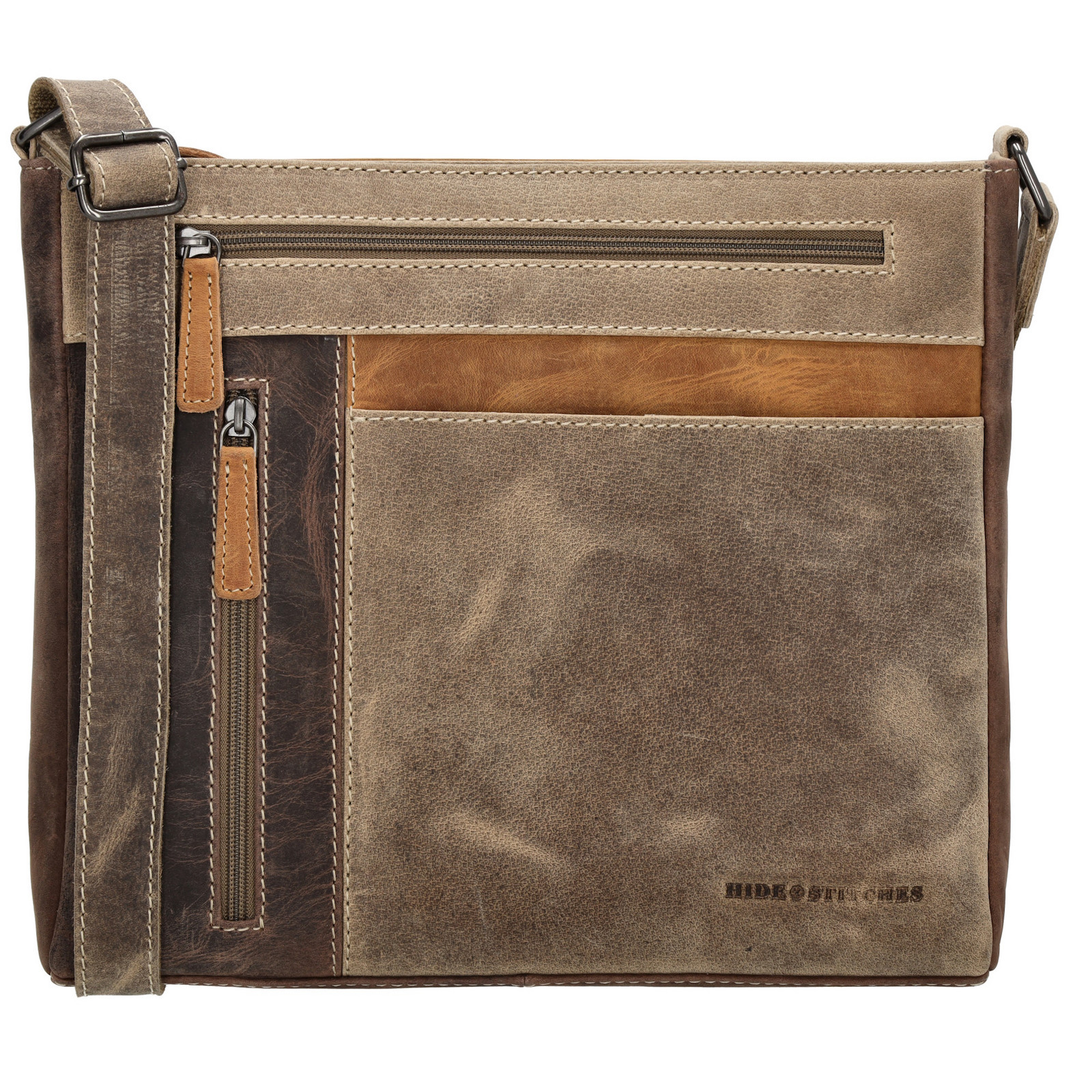 Kožená kabelka přes rameno – Himalaya – Hide & Stitches - hnědá
