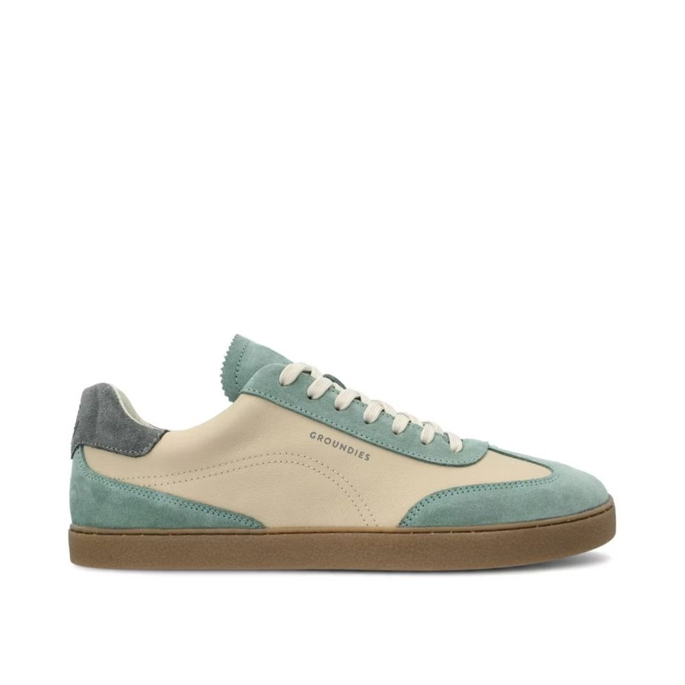 GROUNDIES PANAMA Beige/Sage green Barefoot tenisky - 37