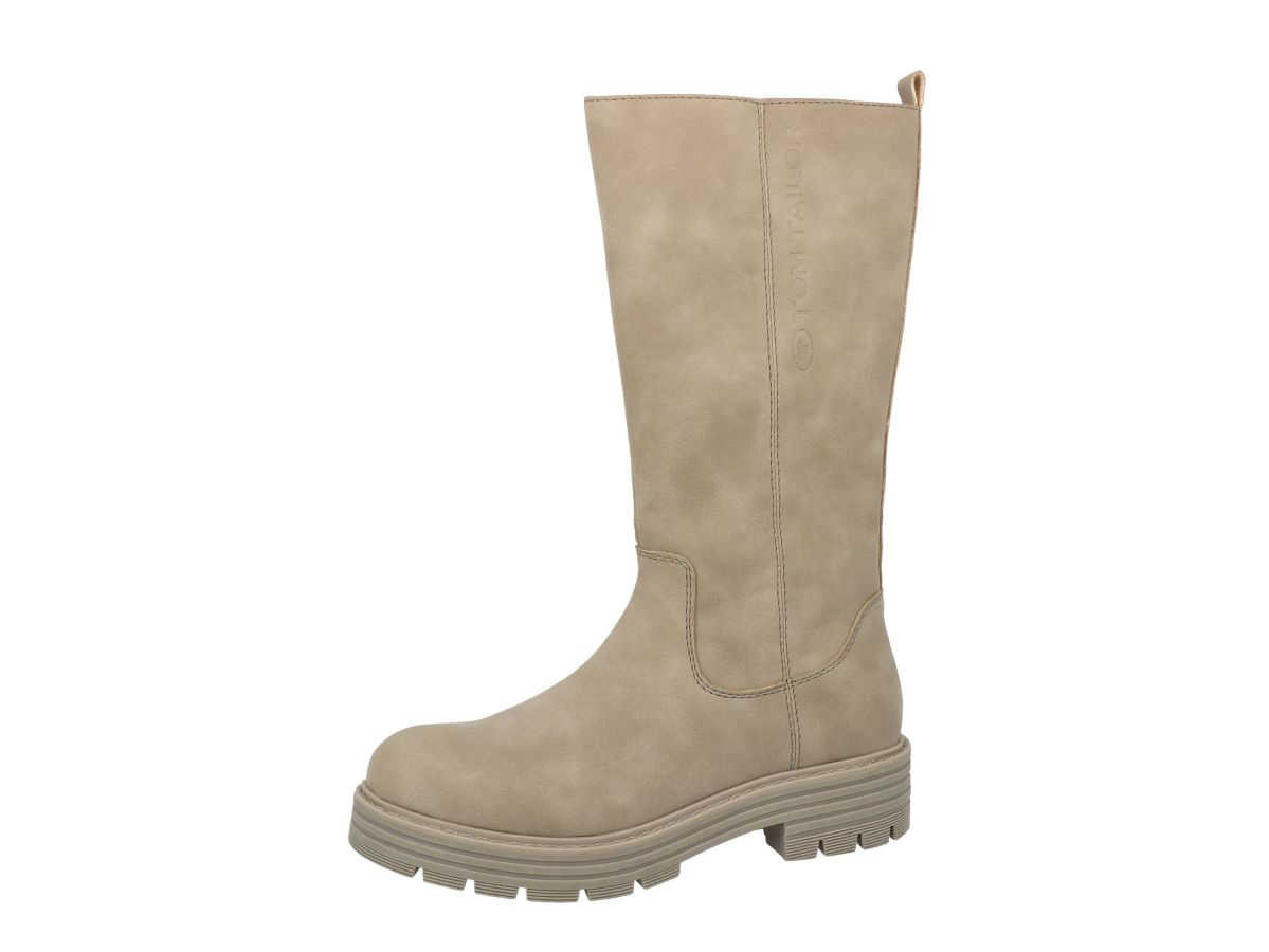 Tom Tailor 4291312 Dámské kozačky béžové 39