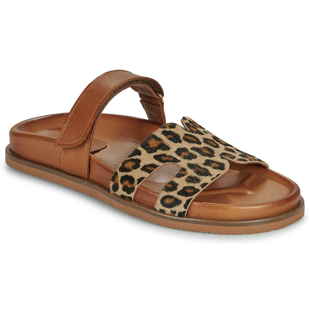 Exé Shoes  967-KIMOLOS-LEOPARD-TAN  Hnědá